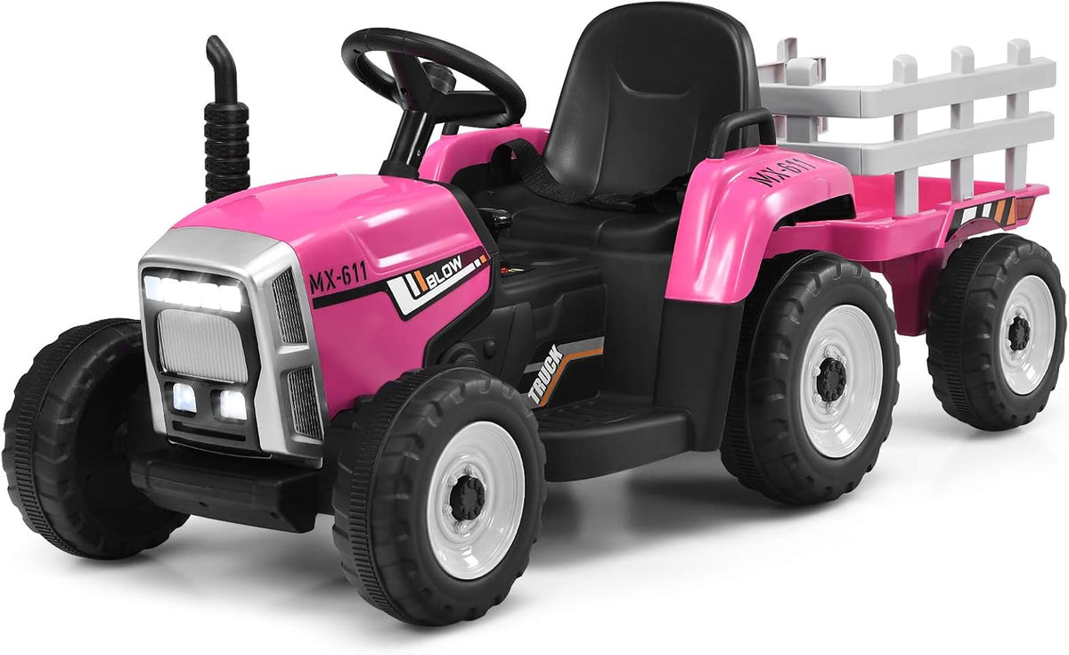12V Battery Powered Ride on Tractor with Trailer M271