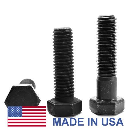 5/8 inch-11 x 1 3/4 inch Coarse Thread Grade 8 Hex Cap Screw Black Oxide Pk 175 S176936