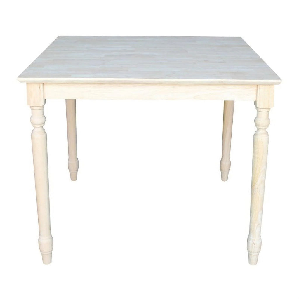 Solid Wood Top Dining Table in Natural U388235