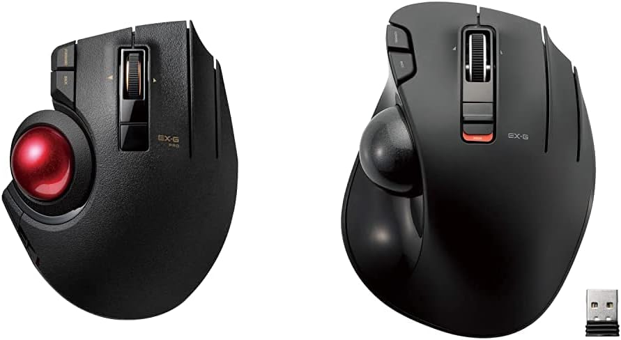 Wired Wireless Bluetooth Thumb-Operated Trackball Mouse J214340