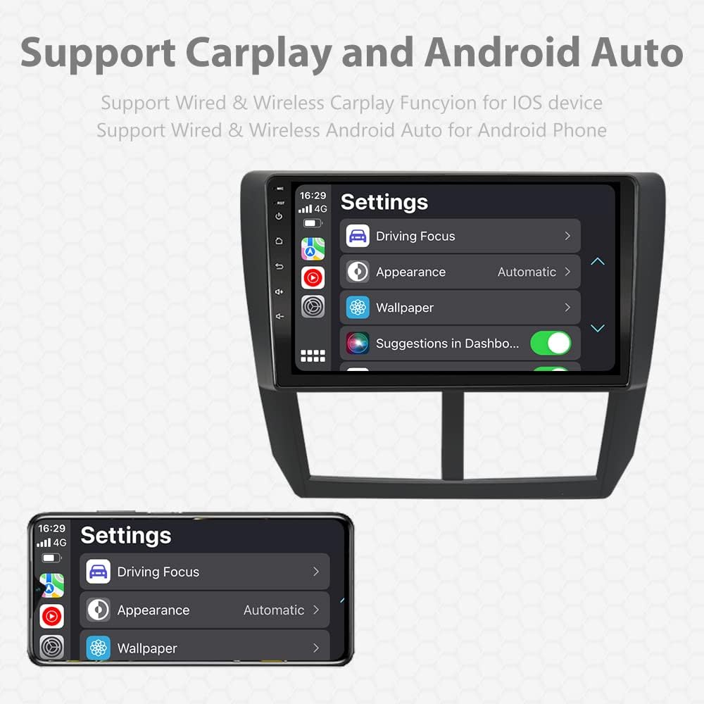 Android 11 9 inch Touch Screen Bluetooth Car Radio J3472
