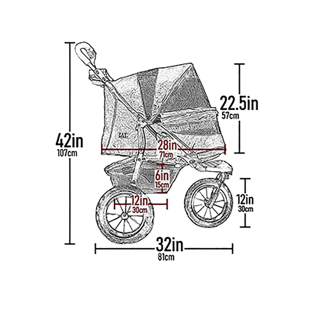 Pet Jogger No-Zip Stroller Z218572