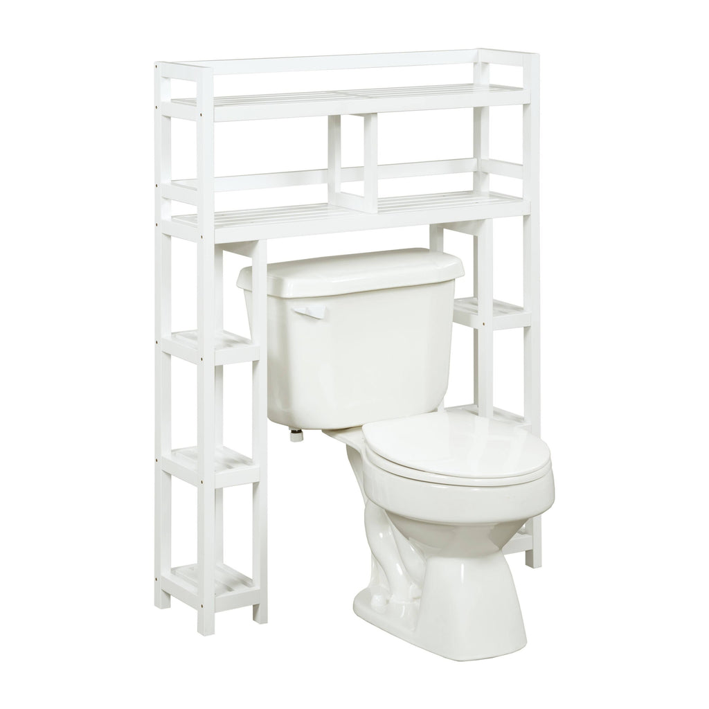 White Bathroom Organizer with 2 Shelves A6721