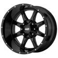 17x22 Gloss Black Milled Lip Wheel I811159