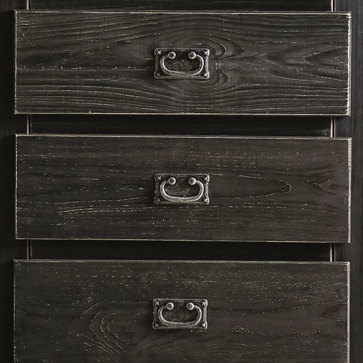 5 Drawer Wooden Chest with Bail Pulls J3611