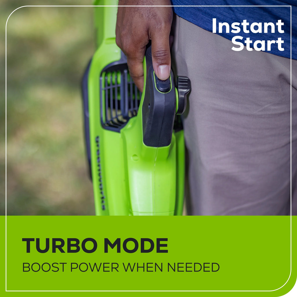 60V 630 CFM 170 MPH Leaf Blower with 2.5 Ah Battery & Charger H9114