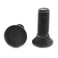 3/8x22-16 x 2x22 Coarse Thread Grade 5 Plow Bolt #3 Flat Head Medium Carbon Steel Black Oxide Pk 100 K39068