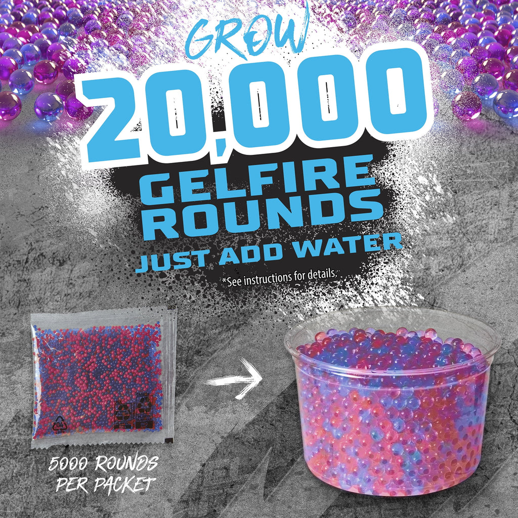 Toy Gel Blaster with 20000 Water Bead Rounds and Eyewear H28704