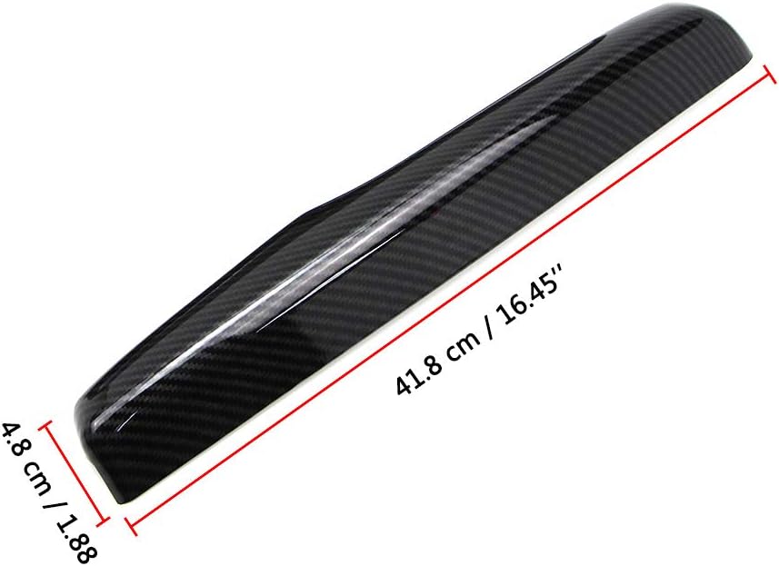 Carbon Fiber Style Armrest Box Cover Pack of 2 A79697