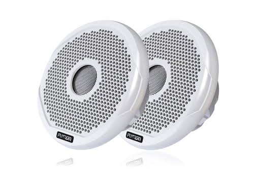 200 Watt 2-Way Speakers with White and Gray Grills A806