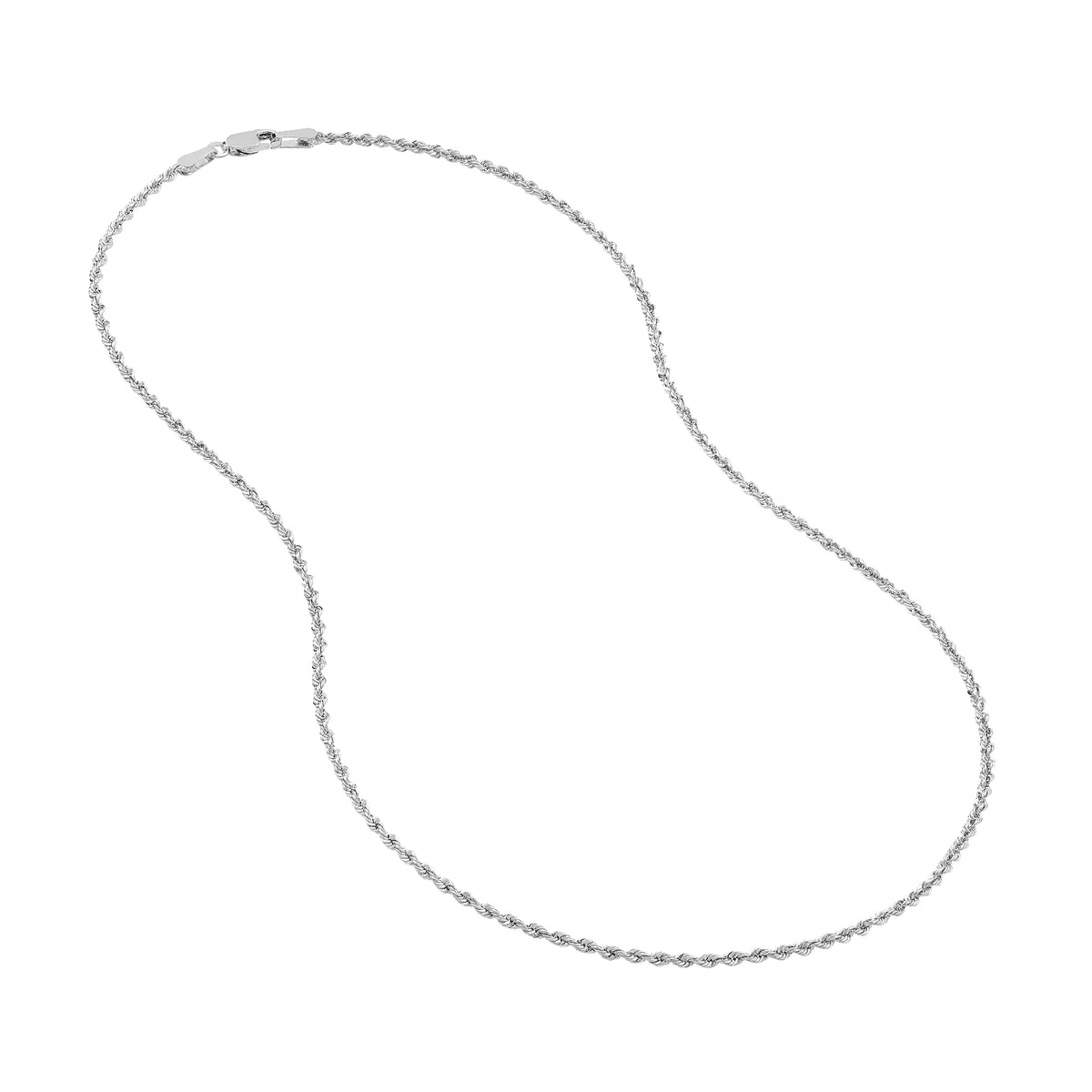 18" 1.8mm Hollow Rope Chain Necklace S638