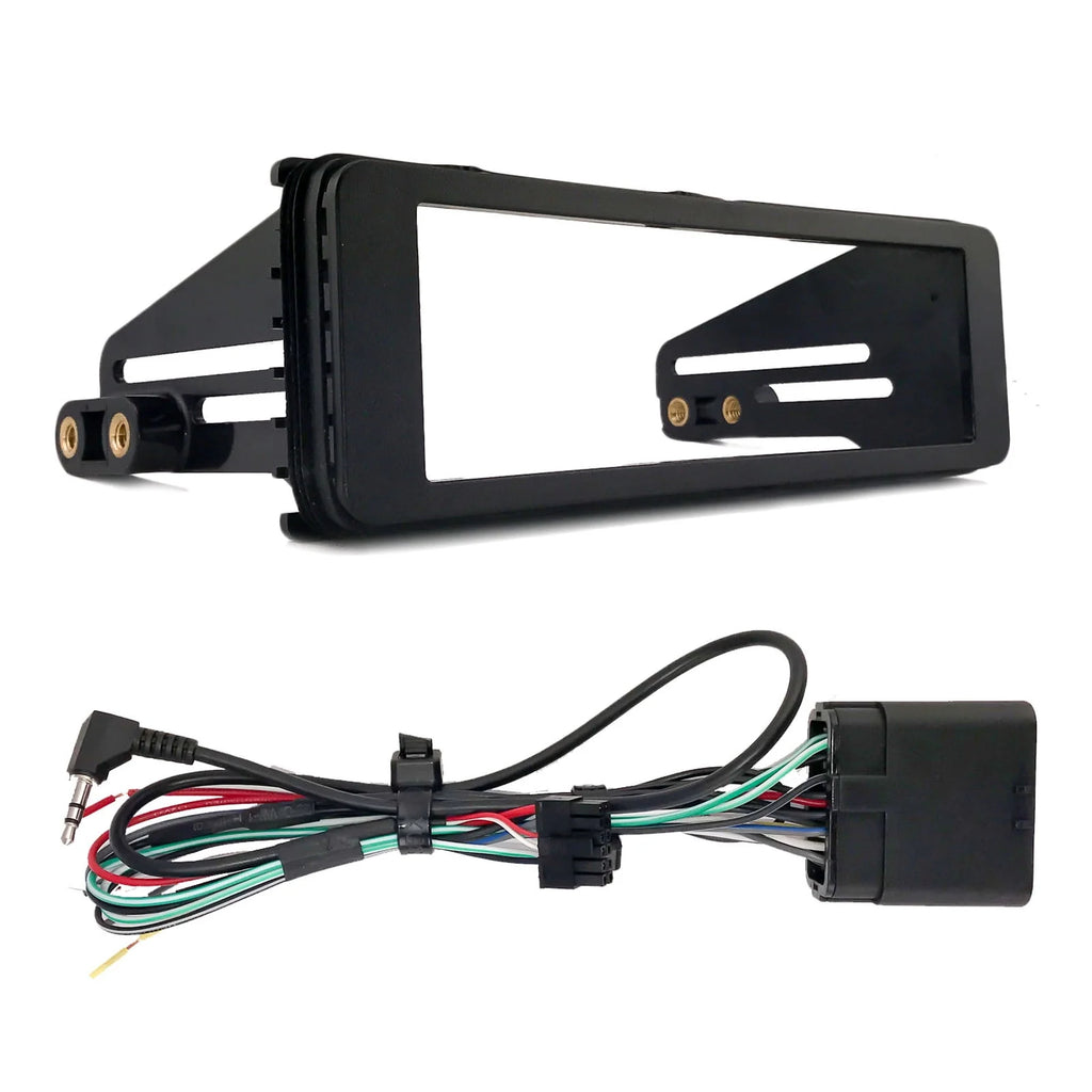 Single DIN AM/FM CD Receiver with 6.5 Marine Speakers and Install Kit J45661