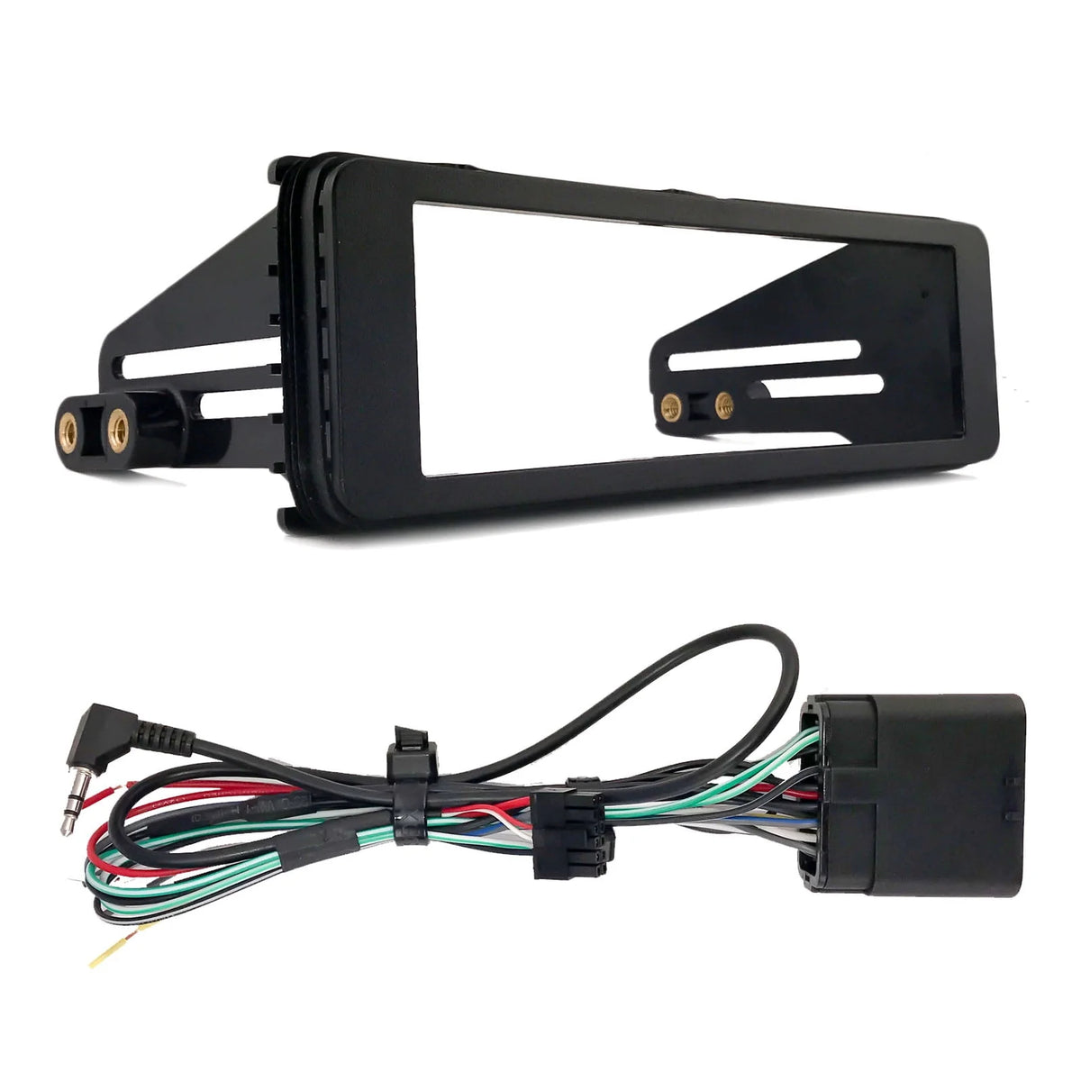 Single DIN AM/FM CD Receiver with 6.5 Marine Speakers and Install Kit J45661