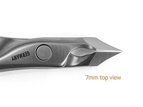7mm 3/4 Jaw Tower Point Cuticle Nippers Surgical Stainless Steel V2137