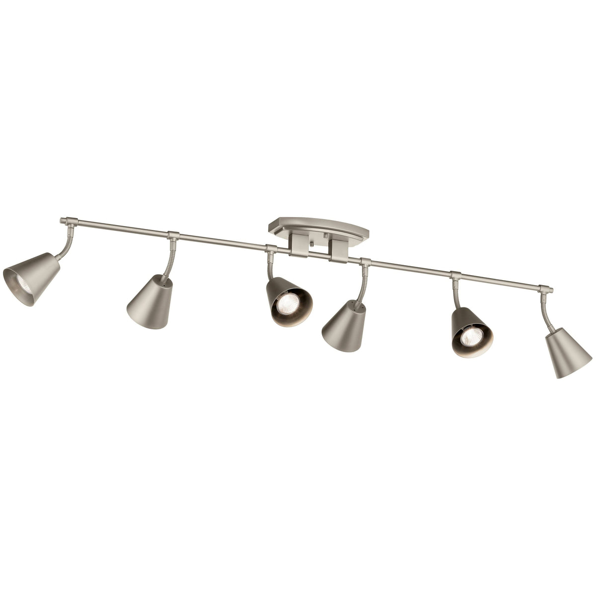 Satin Nickel 6 Light Rail Light J38483