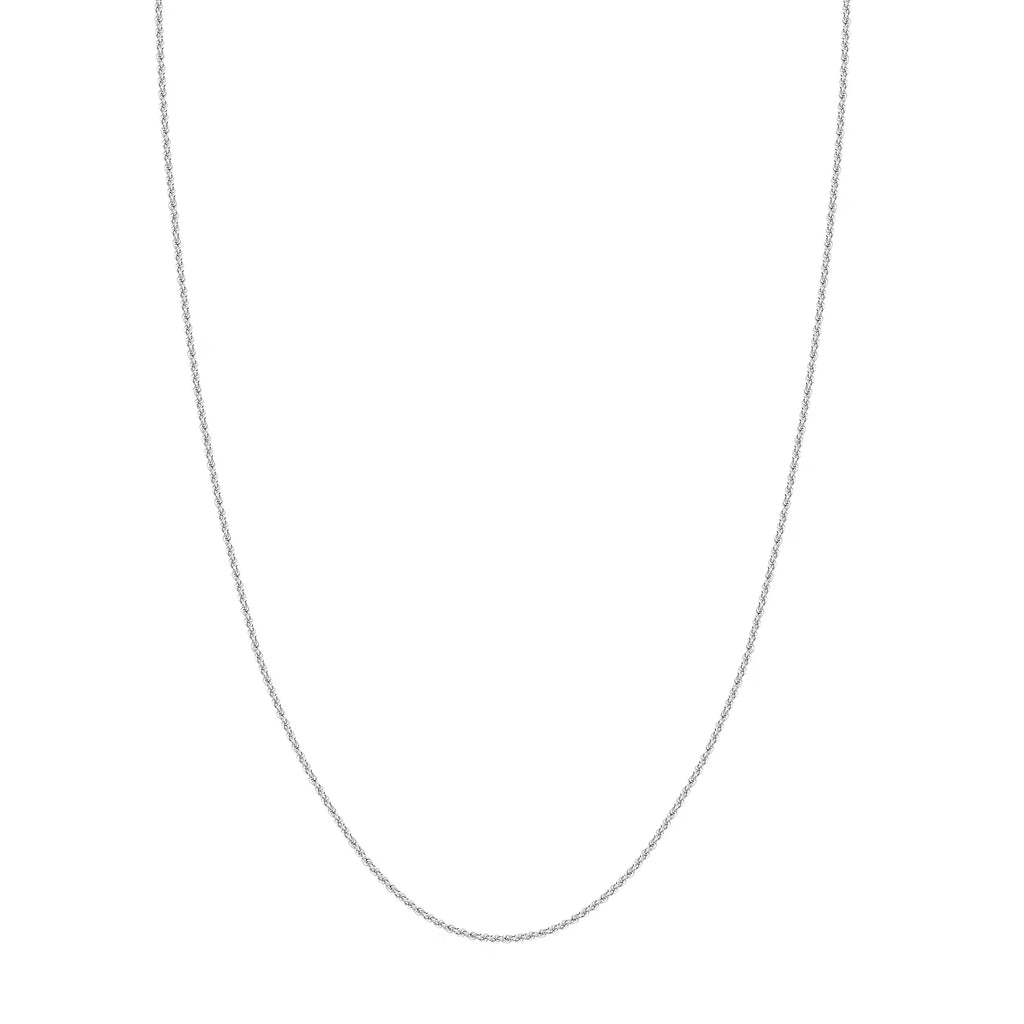 18" 1.8mm Hollow Rope Chain Necklace S638