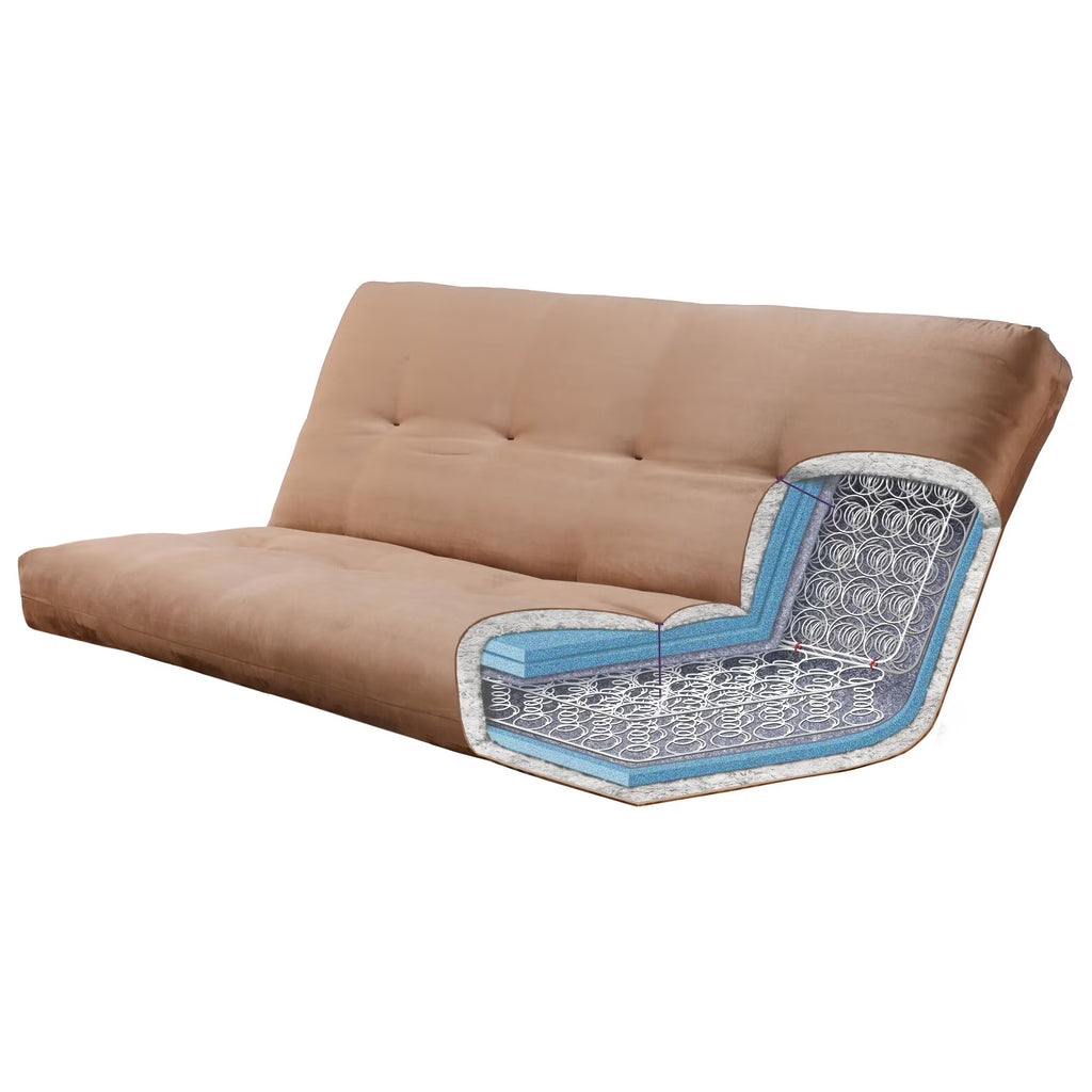 Queen-size Wood Storage Futon Mattress C924