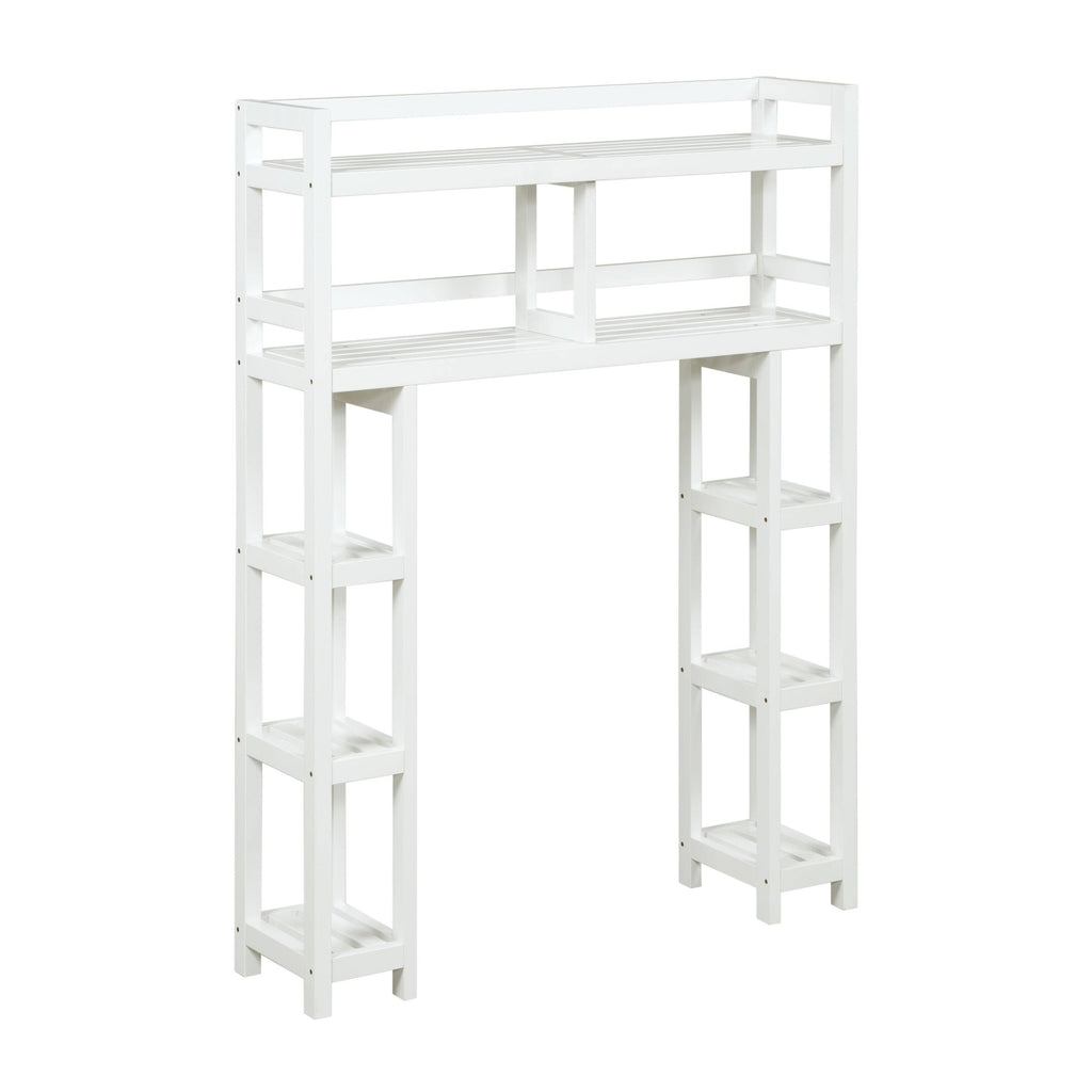 White Bathroom Organizer with 2 Shelves A6721