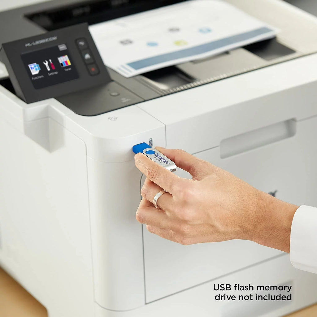 Color Laser Printer, 33 ppm, Auto 2-Sided Printing N643