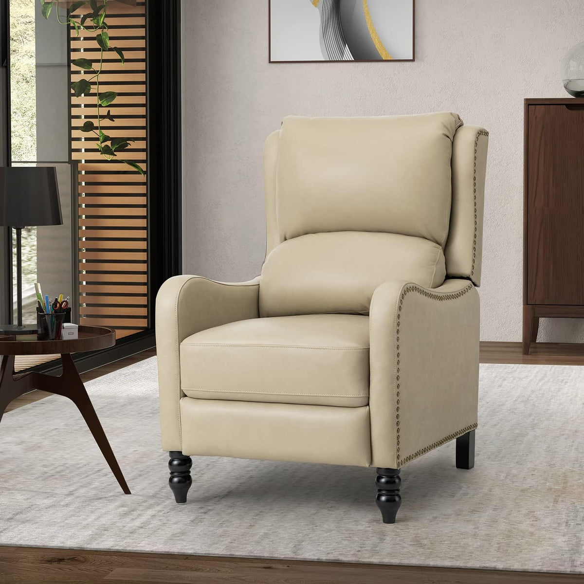 Genuine Leather Recliner TAN C29305