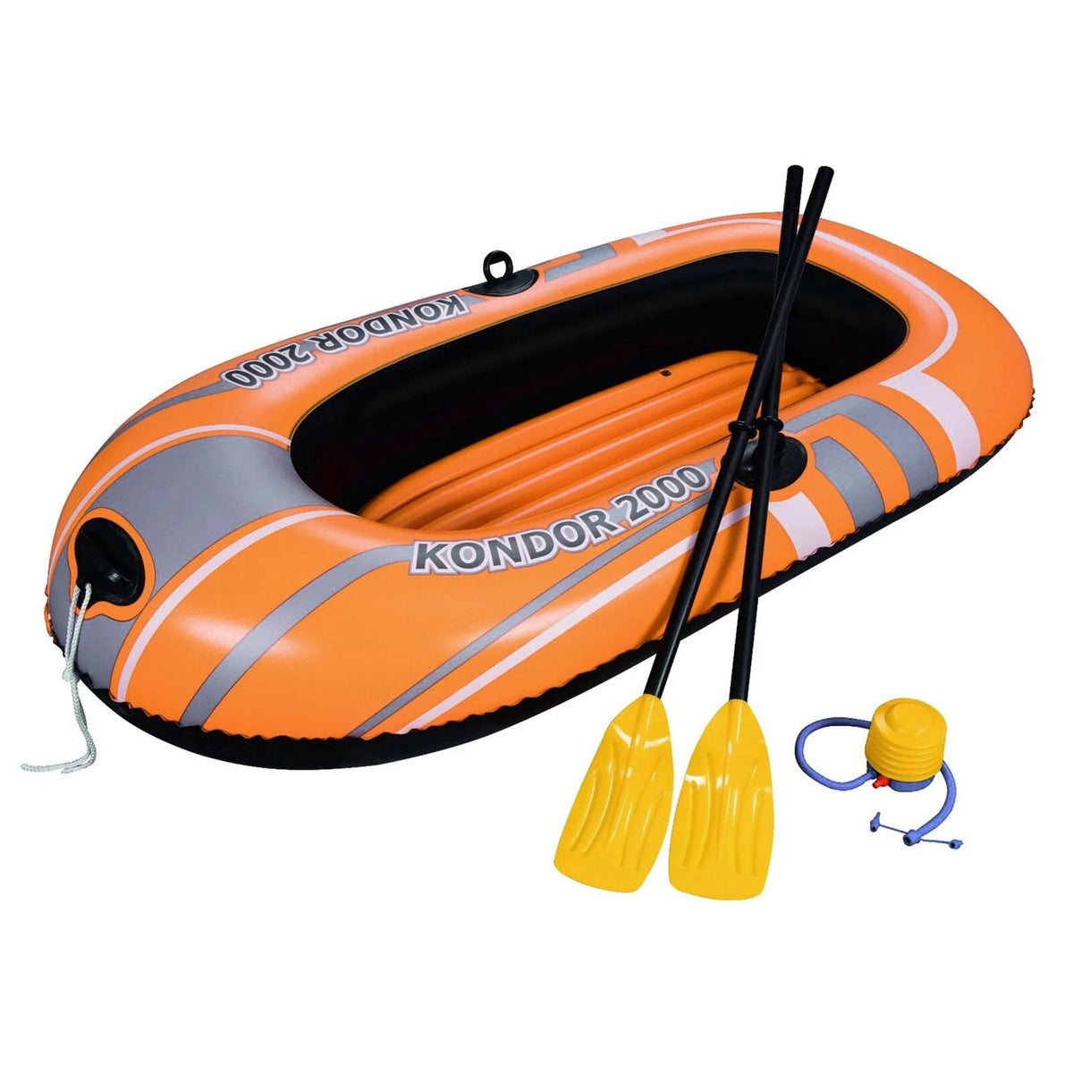 Inflatable Raft Boat Set with Oars and Pump M883699
