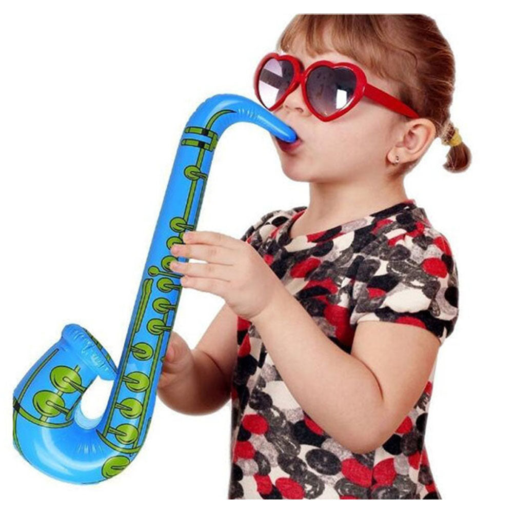 6PCS Inflatable Musical Instruments Sax Toy F2103