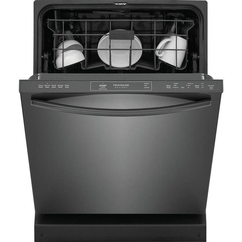 Black Stainless Steel Built-In Tall Tub Dishwasher U65635