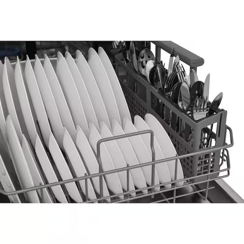Black Stainless Steel Built-In Tall Tub Dishwasher U65635