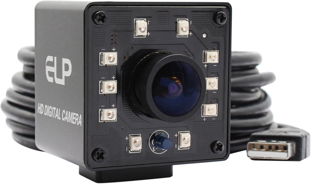 1080P Wide Angle Fisheye IR LED USB Webcam Camera P745100