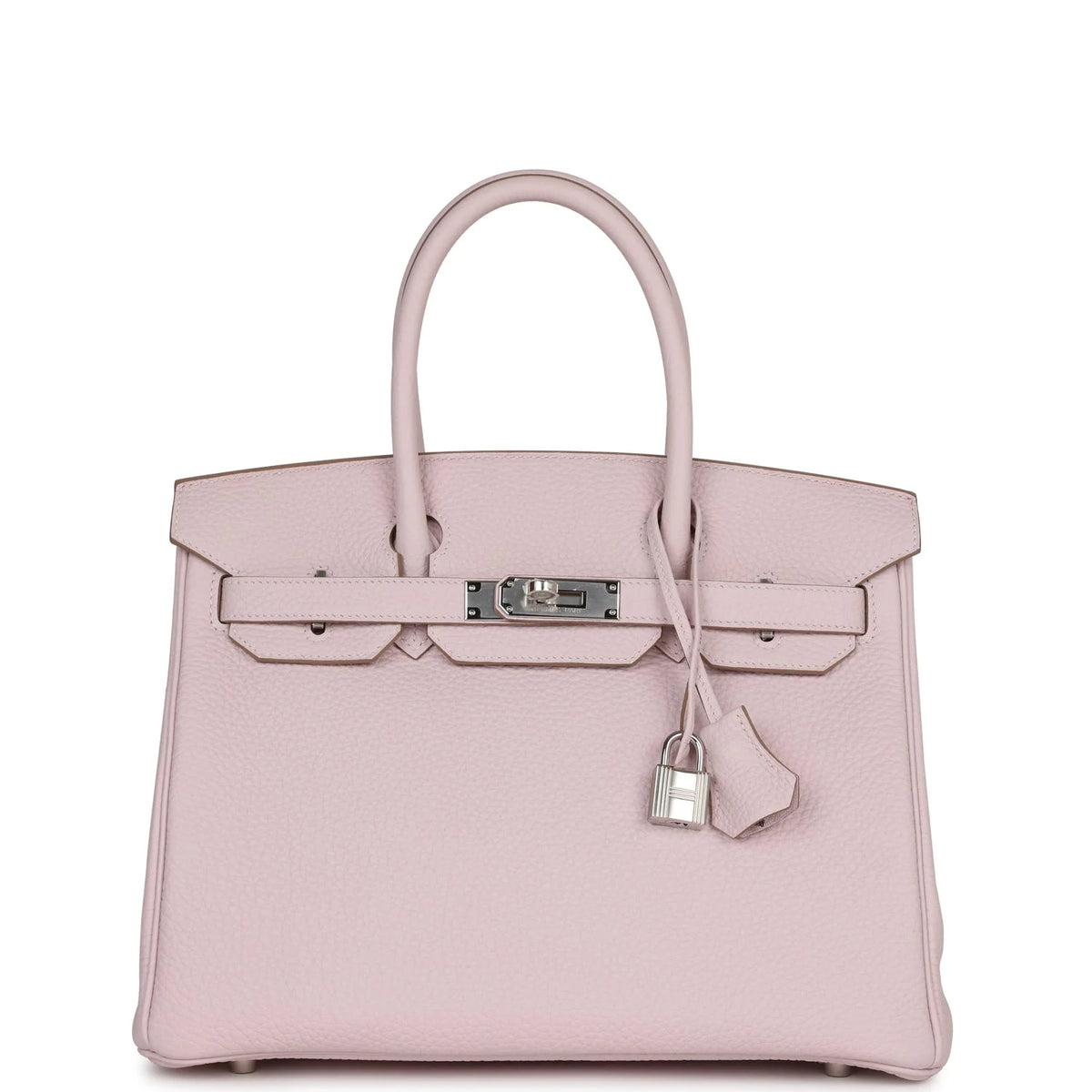 Mauve Pale Clemence Palladium Hardware Bag B421587