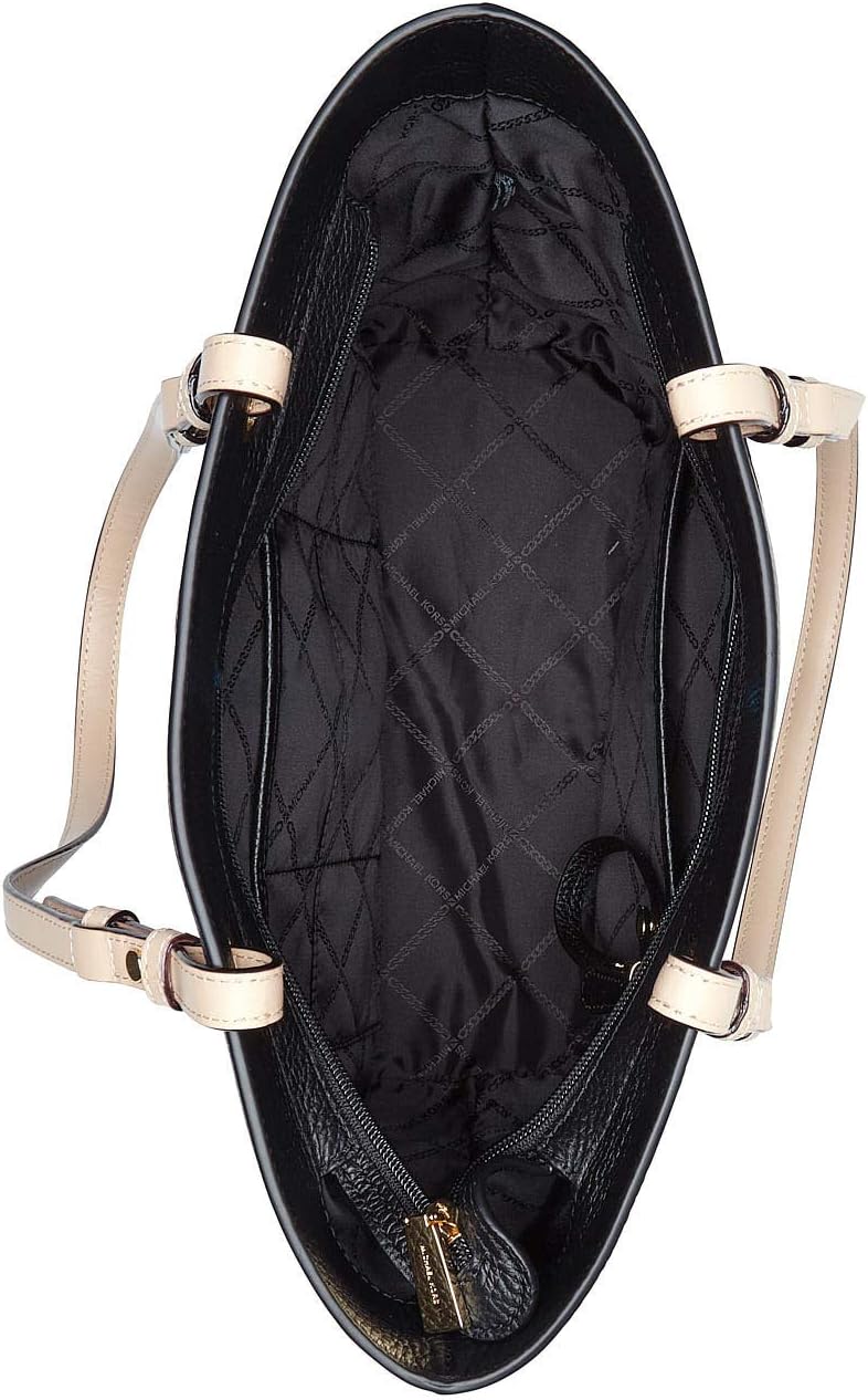 Black Top Zip Pocket Tote C901917