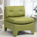 Olive Velvet Oversized Armless Chair P677524