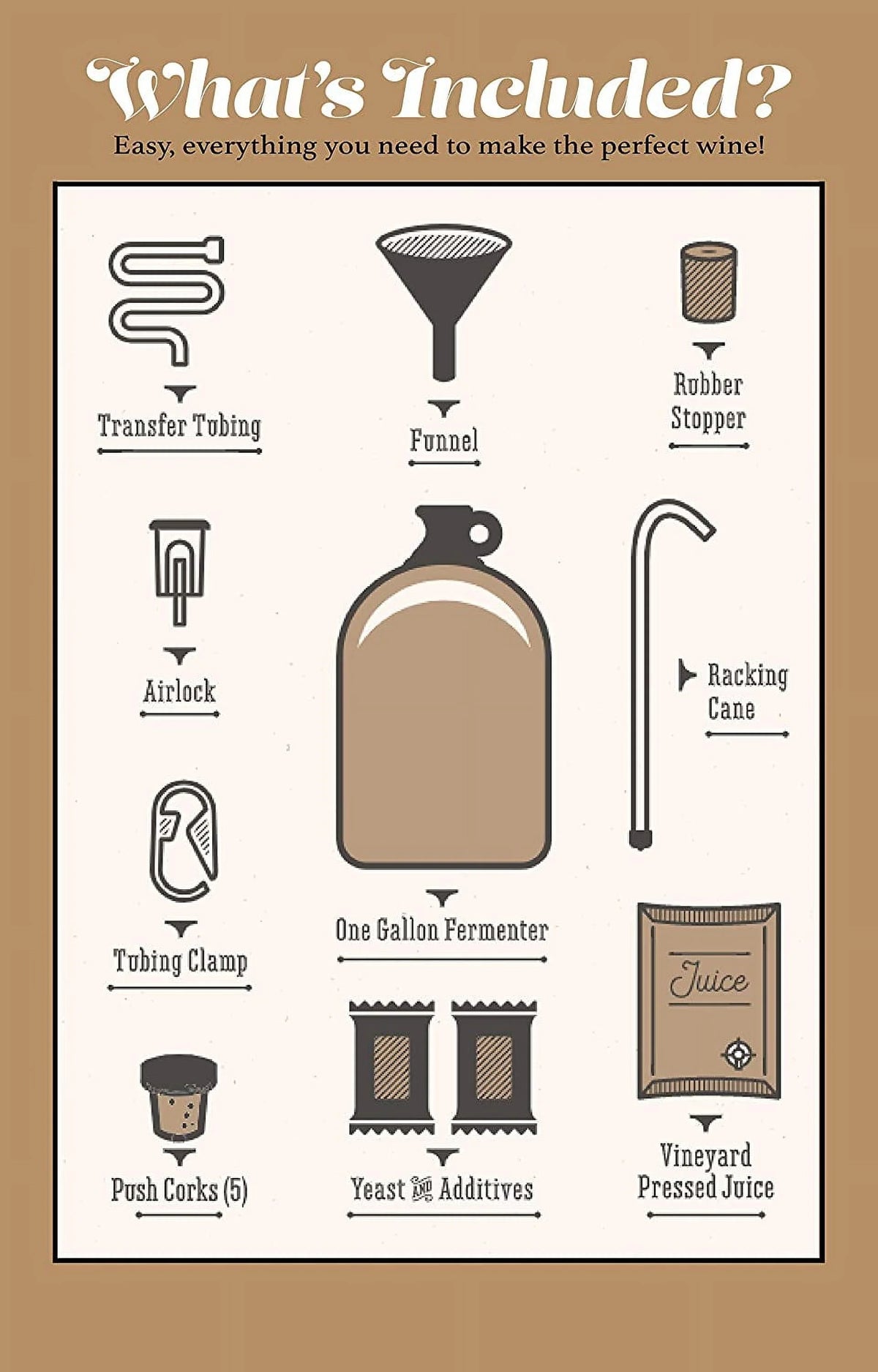 1 Gallon Wine Making Kit C1977