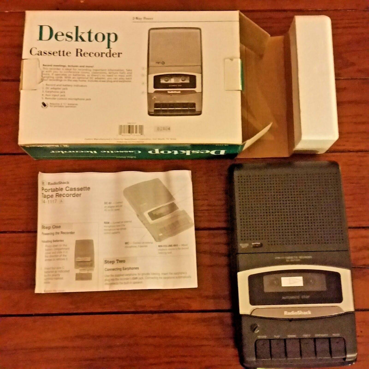 Portable Cassette Recorder J144084