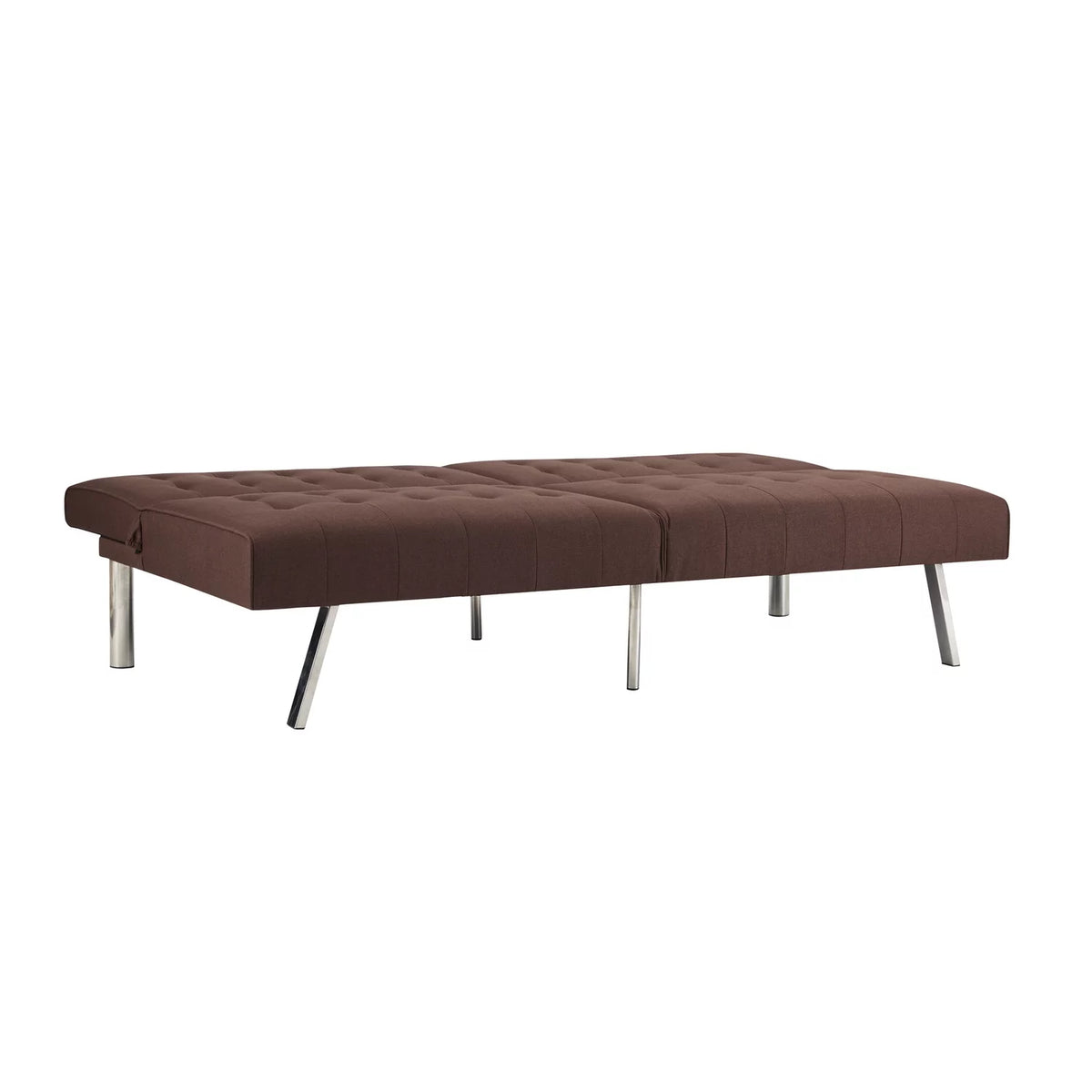 Espresso Linen Tufted Split Back Futon Sofa S92168