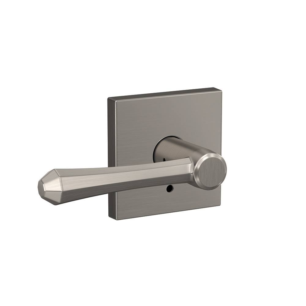 Satin Nickel Non Turning Dummy Lever Lock T342758