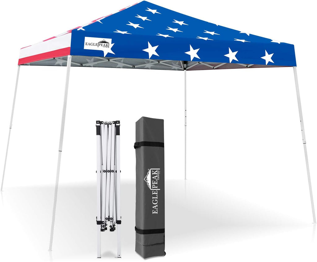 10' x 10' Slant Leg Pop-up Canopy Tent X665
