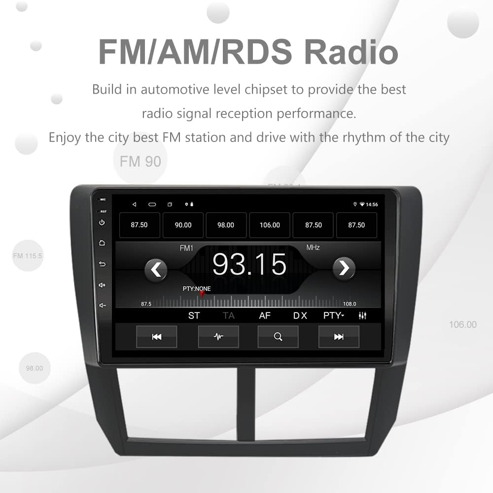 Android 11 9 inch Touch Screen Bluetooth Car Radio J3472