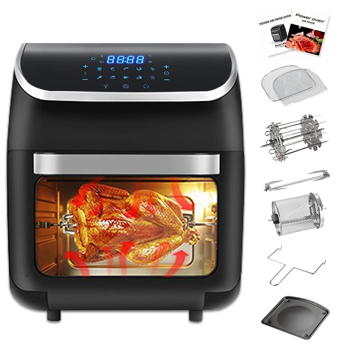 13QT Digital Air Fryer Toaster Oven V44513