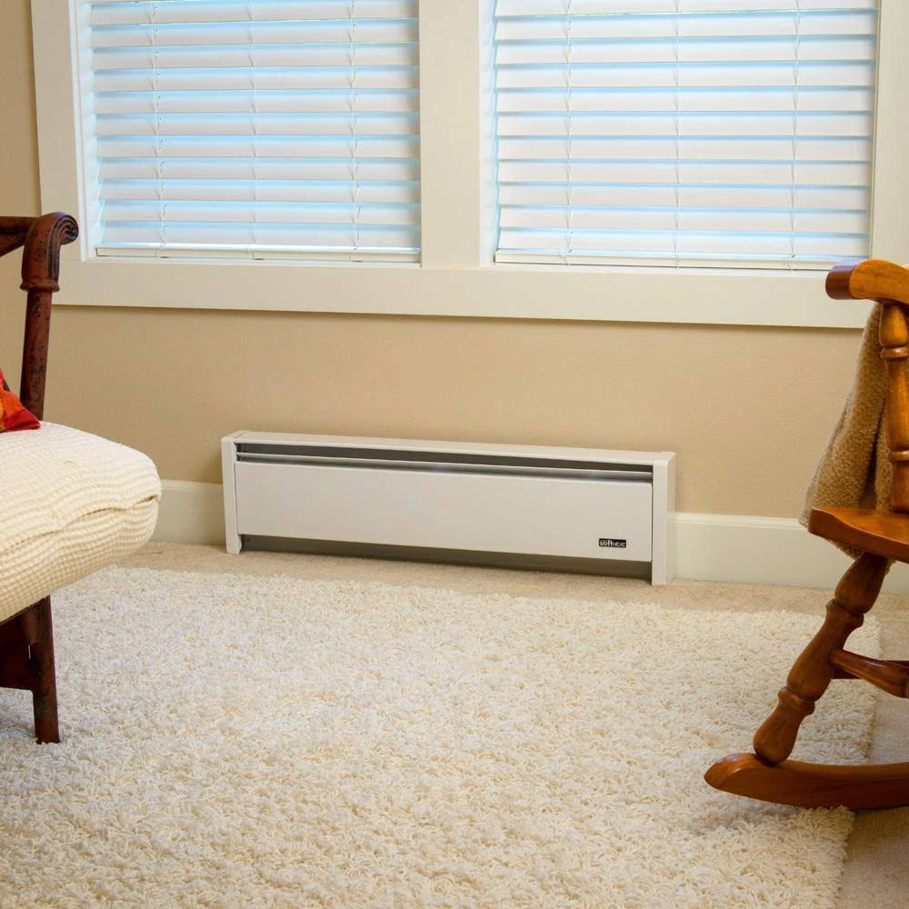 White 2560 BTU 750 Watt Hydronic Baseboard Heater A1267