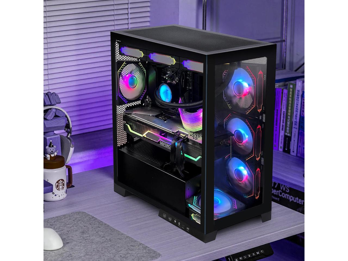 AMD Ryzen 7 5700X 3.4 GHz RTX 4060 8G 32GB DDR4 3200 MHz 1TB M.2 +2TB SATA SSD Gaming Desktop C669943