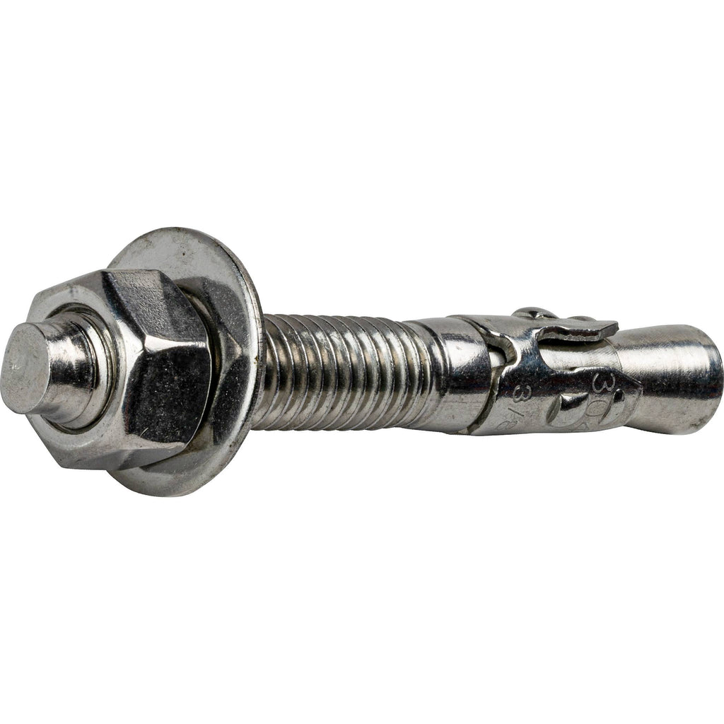 3/8x22 x 2-3/4x22 Stainless Steel 316 Wedge Anchors Qty 100 T67870
