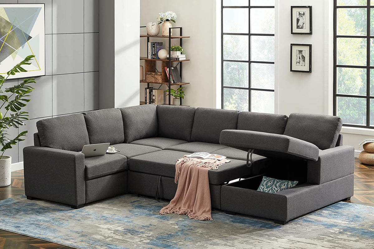 4 - Piece Upholstered Sectional E496