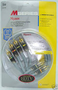 White Component Video Cable M1684