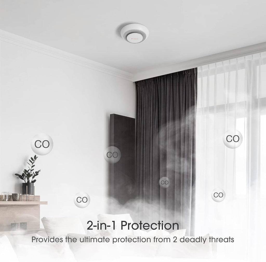 Wireless Interconnected Combination Smoke Carbon Monoxide Detector Alarm P8171