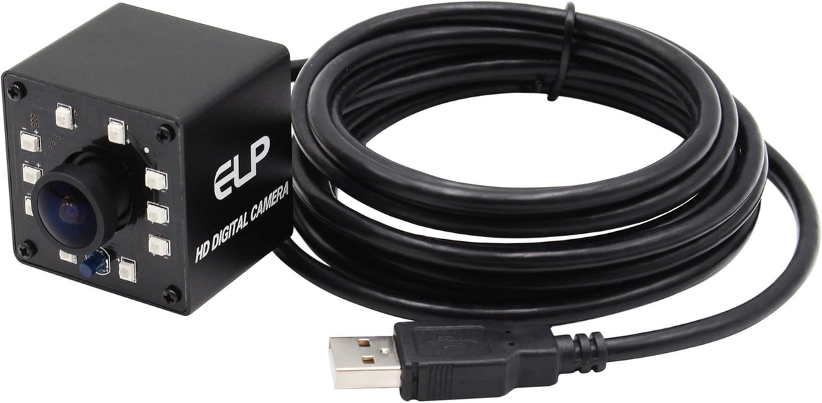 1080P Wide Angle Fisheye IR LED USB Webcam Camera P745100