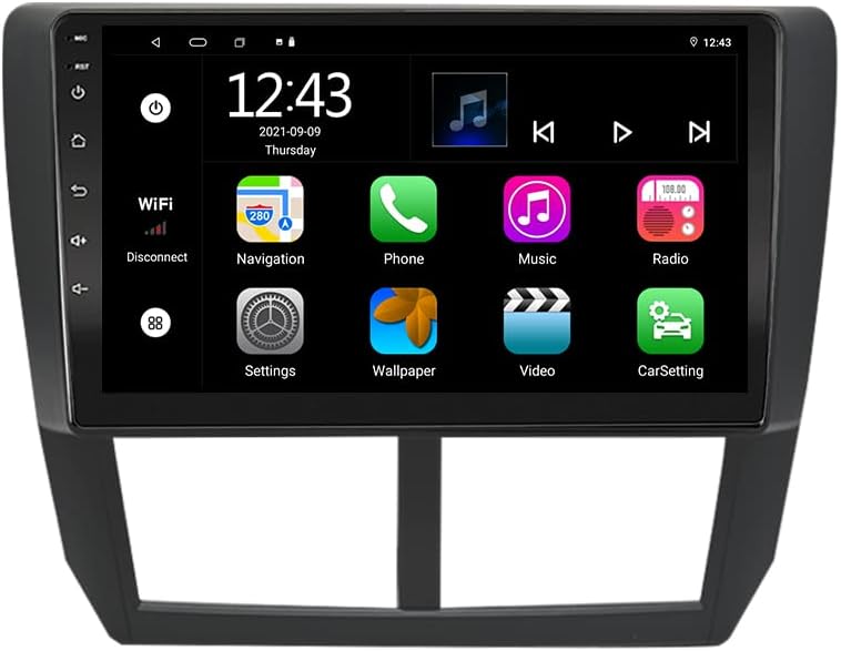 Android 11 9 inch Touch Screen Bluetooth Car Radio J3472