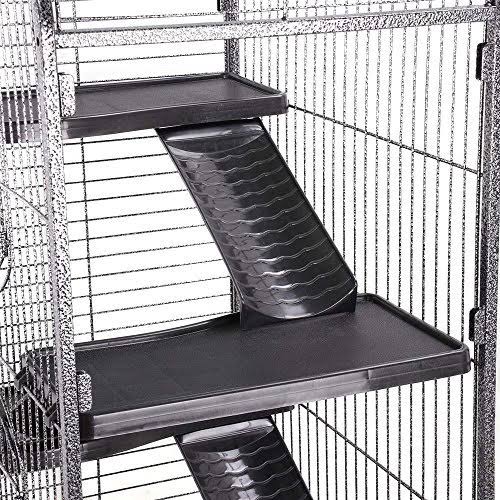 Black 6 Level Small Animal Cage J999