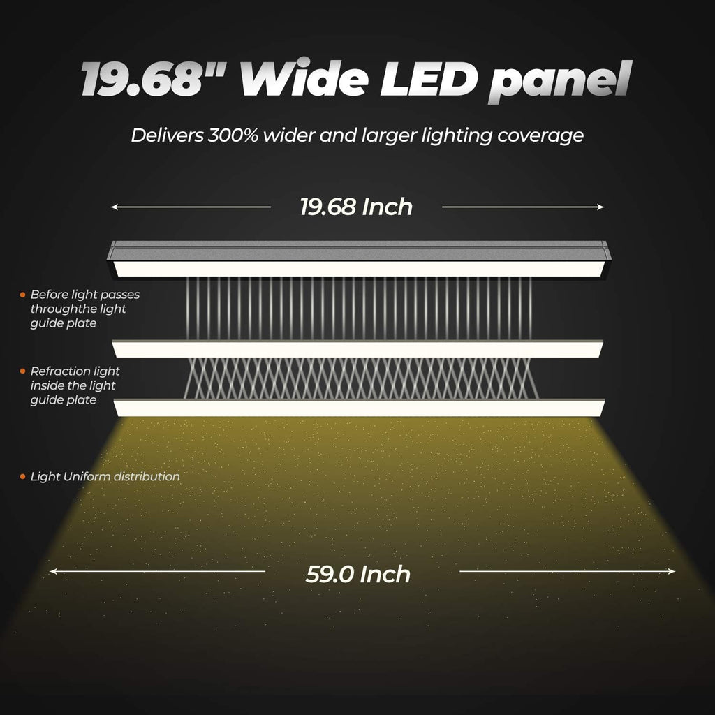 22” LED Piano Lamp with Clamp, 3 Color Modes G41388
