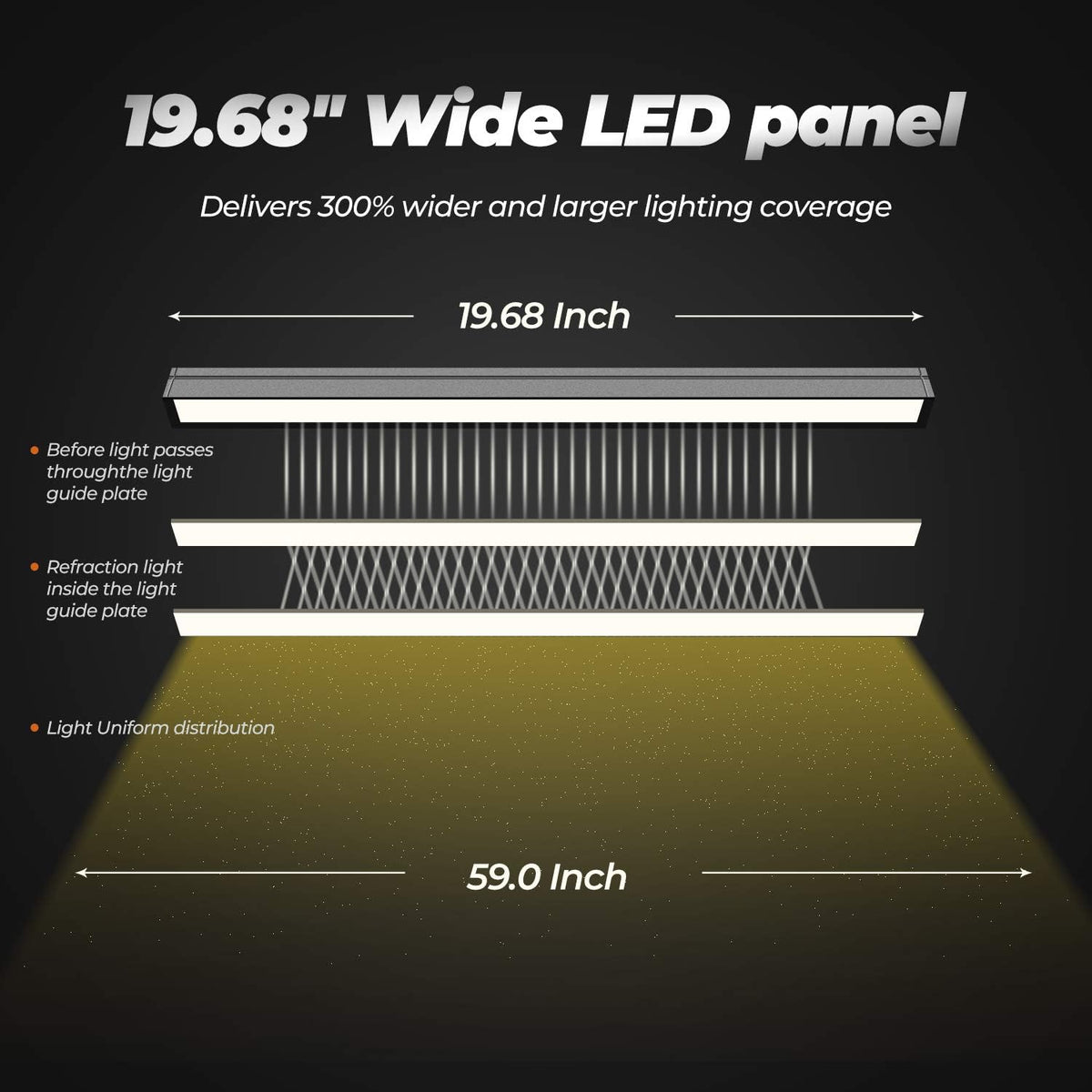 22” LED Piano Lamp with Clamp, 3 Color Modes G41388
